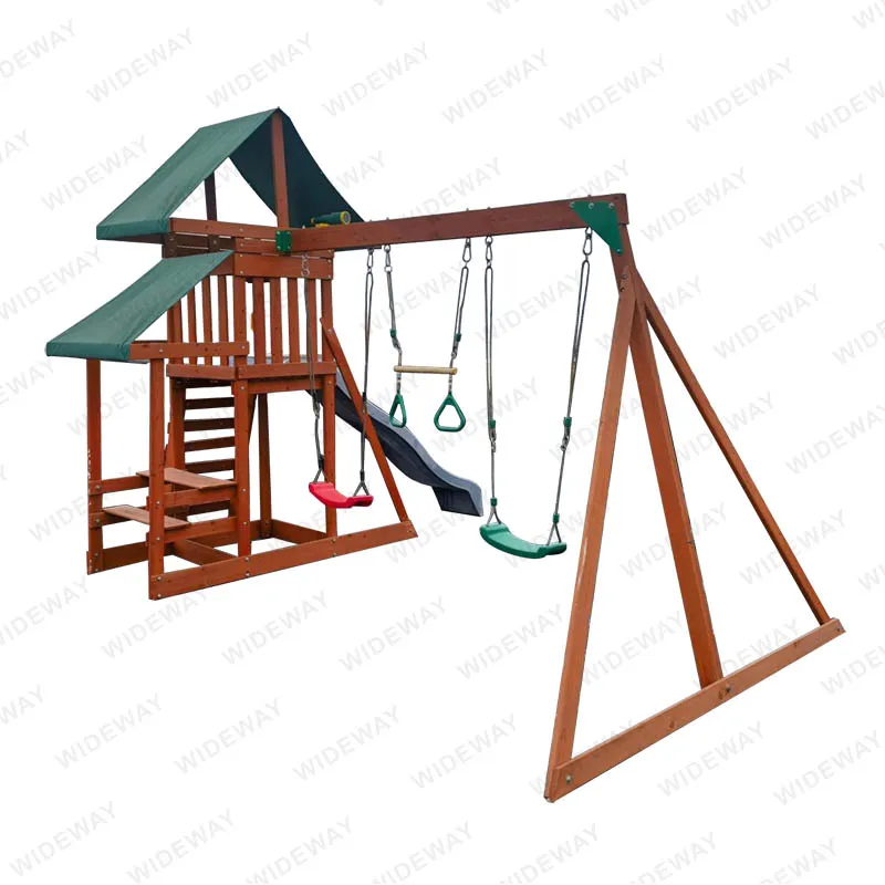 Introdução ao playground de madeira modelo AAW001