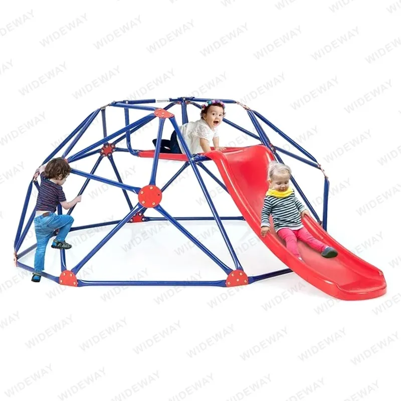 Quais materiais são usados para slides de combinação ao ar livre?