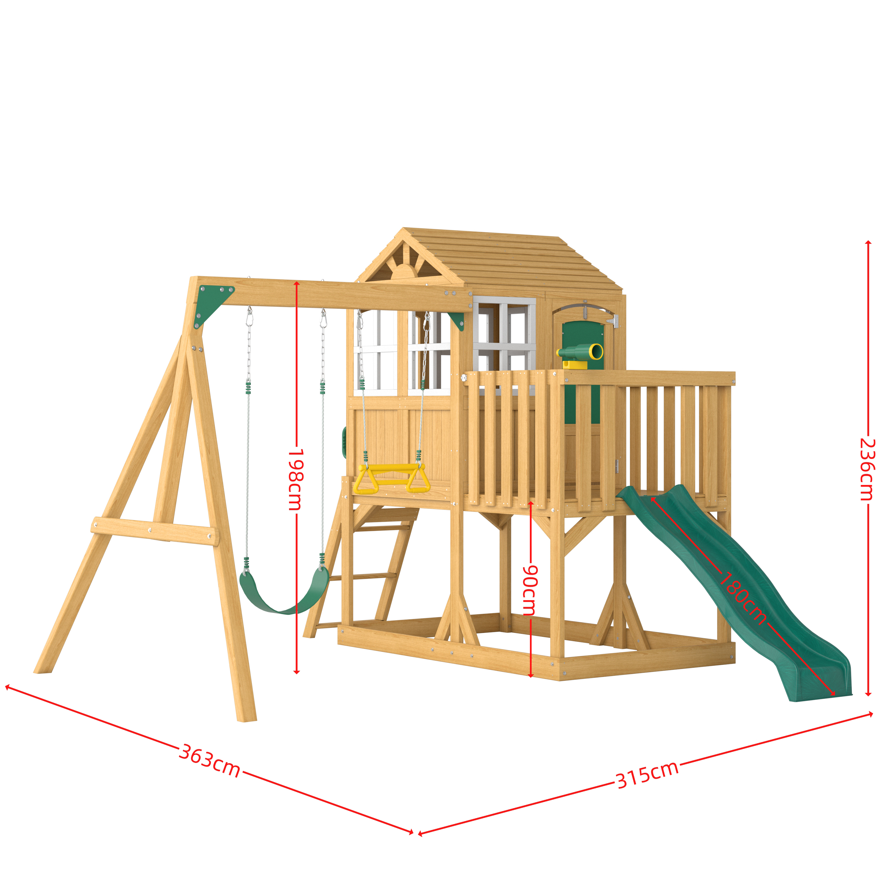 O cliente do Reino Unido visita nossa fábrica: explorando conjuntos de balanços de madeira de qualidade e equipamentos de playground ao ar livre